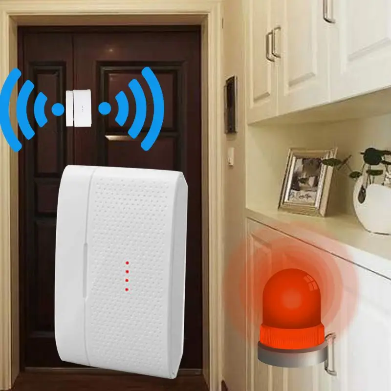 433MHZ Transmission Frequency Wireless Window Door Sensor WiFi Magnetic Detector Home Smart Alarm System
433MHZ Transmission Frequency Wireless Window Door Sensor WiFi Magnetic Detector Home Smart Alarm System