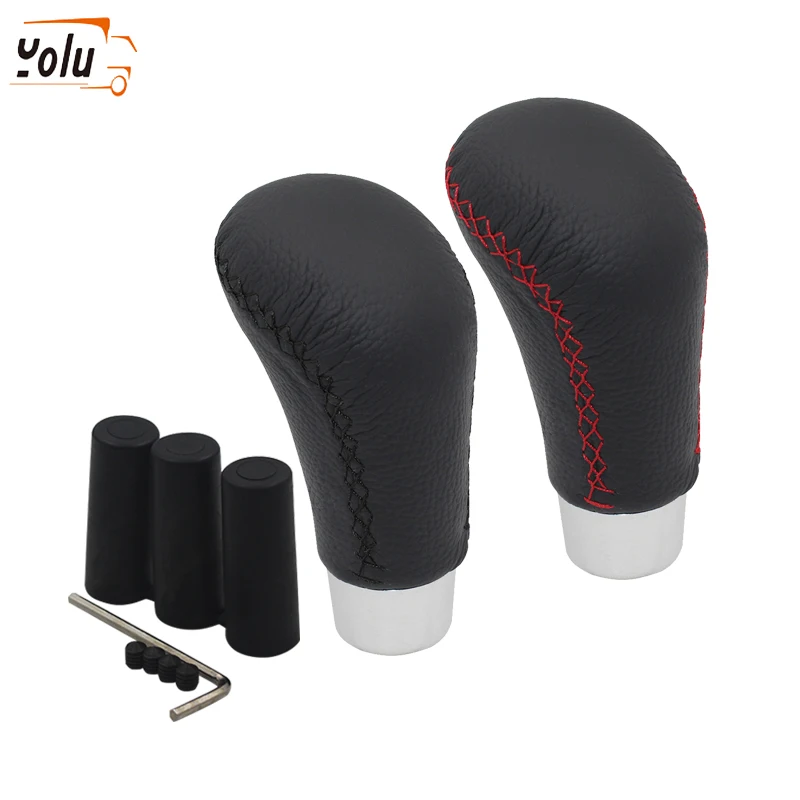 YOLU Car Gear Shift Knob Shifter Lever Auto Car Manual Automatic Transmission Shifter Knobs Aluminum + Leather
YOLU Car Gear Shift Knob Shifter Lever Auto Car Manual Automatic Transmission Shifter Knobs Aluminum + Leather