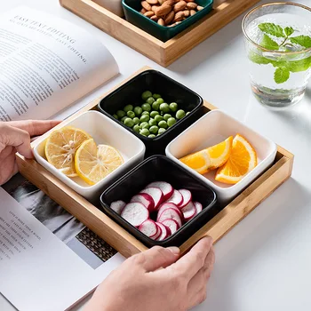 Multifunction Fruit Platter Serving Tray Creative Plates Storage Box for Snacks Nuts Desserts Dried Fruit Box Ceramic Organizer
Multifunction Fruit Platter Serving Tray Creative Plates Storage Box for Snacks Nuts Desserts Dried Fruit Box Ceramic Organizer