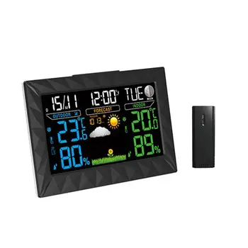 2019 New Smart Home Color Weather Station Alarm Clock Wireless Sensor Forecast Temperature Humidity
2019 New Smart Home Color Weather Station Alarm Clock Wireless Sensor Forecast Temperature Humidity