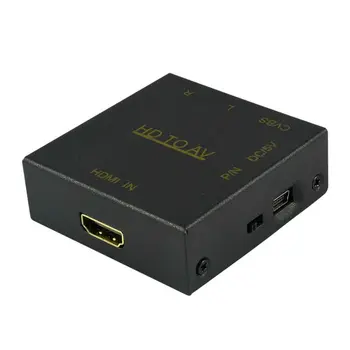HDMI To AV RCA Converter Box 1080P Powered Composite Audio Video CVBS Adapter Converter Box
HDMI To AV RCA Converter Box 1080P Powered Composite Audio Video CVBS Adapter Converter Box