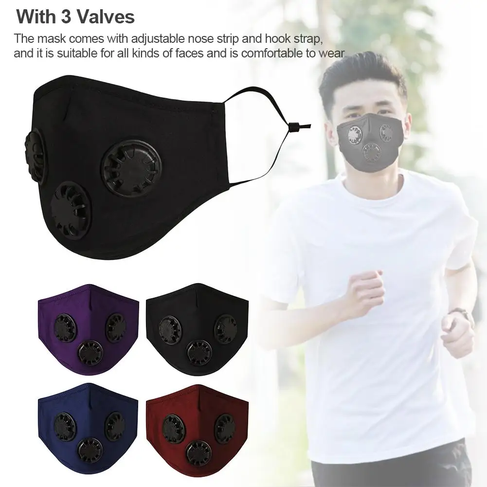 In Stock Sport Dust Mask with 3 Valve Reusable Anti-Dust Filter Mask Sunscreen Face Cover For Riding Running Droppshipping
In Stock Sport Dust Mask with 3 Valve Reusable Anti-Dust Filter Mask Sunscreen Face Cover For Riding Running Droppshipping