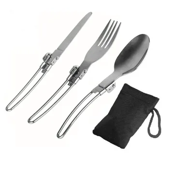 Long cookware fold knife spoon stainless steel utensil set combo Spork fork cutlery tableware flatware Picnic camp backpack
Long cookware fold knife spoon stainless steel utensil set combo Spork fork cutlery tableware flatware Picnic camp backpack
