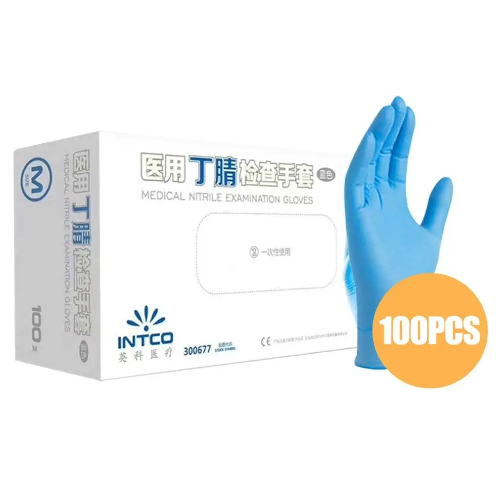 100PCS Disposable Gloves Anti Resistant Gloves Blue Non-Slip Hand Protection Disposable Rubber Latex Household Cleaning Products
100PCS Disposable Gloves Anti Resistant Gloves Blue Non-Slip Hand Protection Disposable Rubber Latex Household Cleaning Products