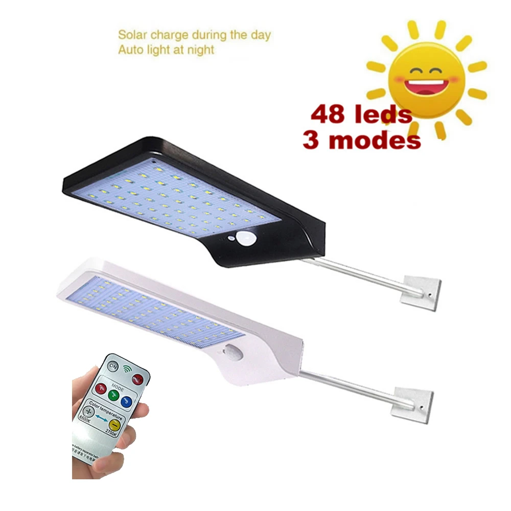 48 LEDs Solar light Solar Panel Power lamp PIR Motion Sensor Path light Street Porch Security Outdoor Waterproof Wall lamp remot
48 LEDs Solar light Solar Panel Power lamp PIR Motion Sensor Path light Street Porch Security Outdoor Waterproof Wall lamp remot