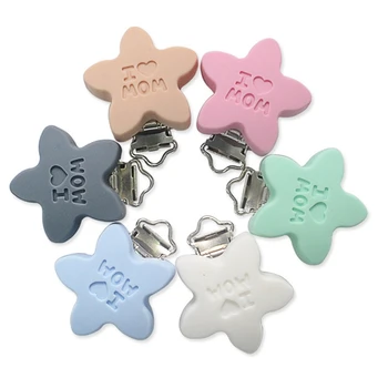 10Pcs Silicone Pacifier Clip Star Shape Silicone Teething Necklace Baby DIY Pacifier Chain Food Grade Silicone Beads
10Pcs Silicone Pacifier Clip Star Shape Silicone Teething Necklace Baby DIY Pacifier Chain Food Grade Silicone Beads