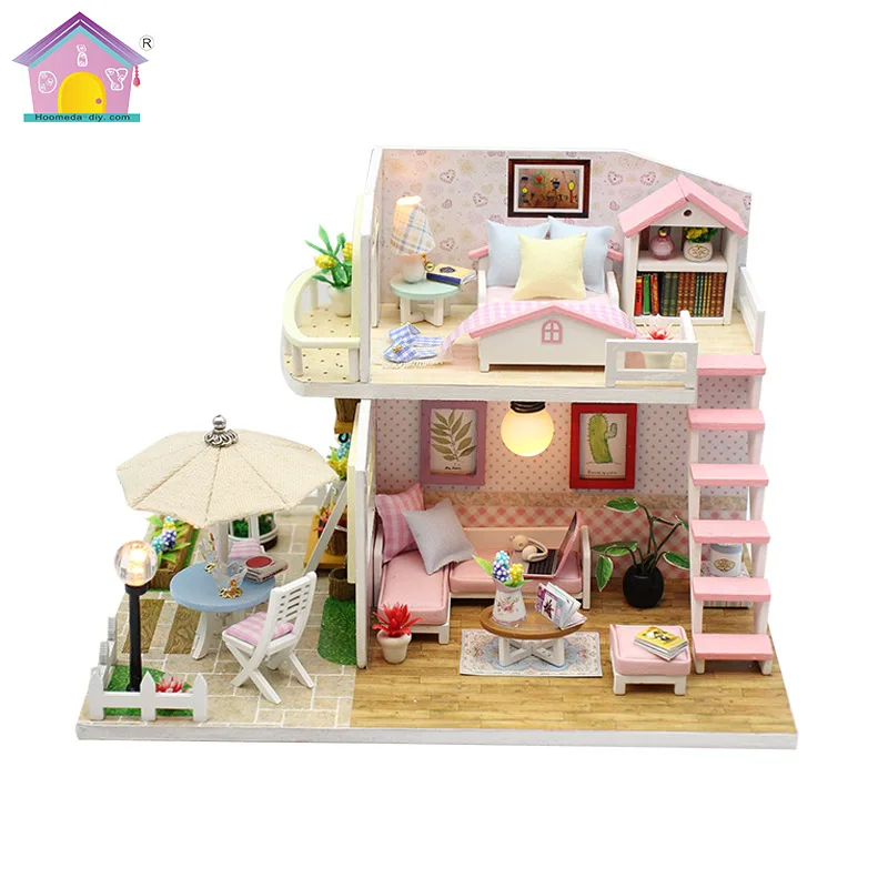 Hoomeda-diy DIY Doll House Creative Architecture Sand Table Model Pink Black Loft with Dust Cover Manufacturers Foreign Trade
Hoomeda-diy DIY Doll House Creative Architecture Sand Table Model Pink Black Loft with Dust Cover Manufacturers Foreign Trade