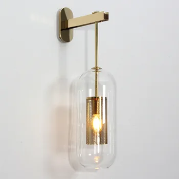 System Wall Lamp Hotel Bedroom Bedside Restaurant Aisle Corridor Personality Wall Northern Europe Post Modern Glass Lamp
System Wall Lamp Hotel Bedroom Bedside Restaurant Aisle Corridor Personality Wall Northern Europe Post Modern Glass Lamp