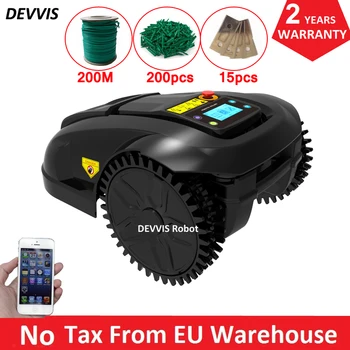 Remote Control Lawn Mower Robot With WiFi App Control, 4.4AH Li-ion Battery+200m wire+200pcs pegs
Remote Control Lawn Mower Robot With WiFi App Control, 4.4AH Li-ion Battery+200m wire+200pcs pegs