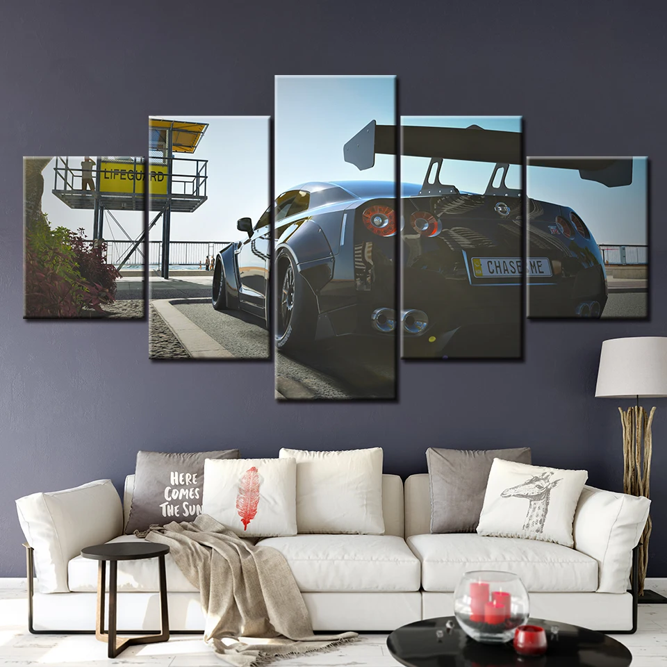 Modular Canvas Home Decor Frame Wall Art Pictures 5 Pieces Nissan Sports Car Painting For Living Room HD Printed Poster
Modular Canvas Home Decor Frame Wall Art Pictures 5 Pieces Nissan Sports Car Painting For Living Room HD Printed Poster