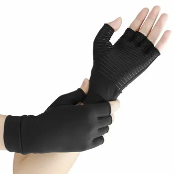 Copper Fiber Half Finger Joint Recovery Health Compression Gloves Wrist Tube Wrist Bracket Compression Gloves Unisex
Copper Fiber Half Finger Joint Recovery Health Compression Gloves Wrist Tube Wrist Bracket Compression Gloves Unisex
