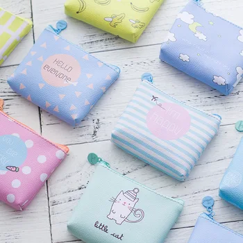 Storage Bags Mini Sanitary Napkin Waterproof PU Coin Purse Credit Card Holder Swab Bag Cosmetic Organizer Women Wallets
Storage Bags Mini Sanitary Napkin Waterproof PU Coin Purse Credit Card Holder Swab Bag Cosmetic Organizer Women Wallets