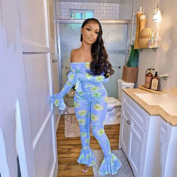 Women's One Piece Rompers Spring Autumn Fashion Sexy Tight Off Shoulder Ruffle Jumpsuit Long Sleeve Strapless Rompers Streetwear
Women's One Piece Rompers Spring Autumn Fashion Sexy Tight Off Shoulder Ruffle Jumpsuit Long Sleeve Strapless Rompers Streetwear