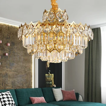 2019 new crystal chandelier Nordic minimalist living room bedroom lamps after modern light luxury stainless steel chandeliers
2019 new crystal chandelier Nordic minimalist living room bedroom lamps after modern light luxury stainless steel chandeliers