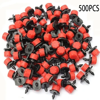 500pcs/set Sprinkler Garden Irrigation Micro Flow Dripper Drip Head Irrigation Sprinklers Adjustable Water Dripper Head 
500pcs/set Sprinkler Garden Irrigation Micro Flow Dripper Drip Head Irrigation Sprinklers Adjustable Water Dripper Head
