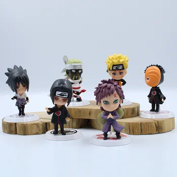 6pcs/lot Naruto Action Figure Toys Q style Zabuza Haku Gaara Sasuke Naruto Sakura PVC Model Doll Collection Kids Toy 6x7cm
6pcs/lot Naruto Action Figure Toys Q style Zabuza Haku Gaara Sasuke Naruto Sakura PVC Model Doll Collection Kids Toy 6x7cm