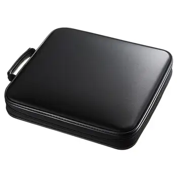 Super Large Capacity CD Storage Bag CD Protective Bag DVD Protective Bag Storage Case for Friends (Black)
Super Large Capacity CD Storage Bag CD Protective Bag DVD Protective Bag Storage Case for Friends (Black)