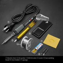 4 Type Internal Heating Electric Soldering Iron Triangle Plug Intelligent Constant Temperature Tin Wire For Automotive Repair
4 Type Internal Heating Electric Soldering Iron Triangle Plug Intelligent Constant Temperature Tin Wire For Automotive Repair