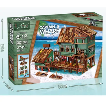 In Stock UG-30102 Ideas Creator Series Old Fishing Captain's Wharf Building Block 2745pcs Bricks MOC Model Toys Gift Kid
In Stock UG-30102 Ideas Creator Series Old Fishing Captain's Wharf Building Block 2745pcs Bricks MOC Model Toys Gift Kid