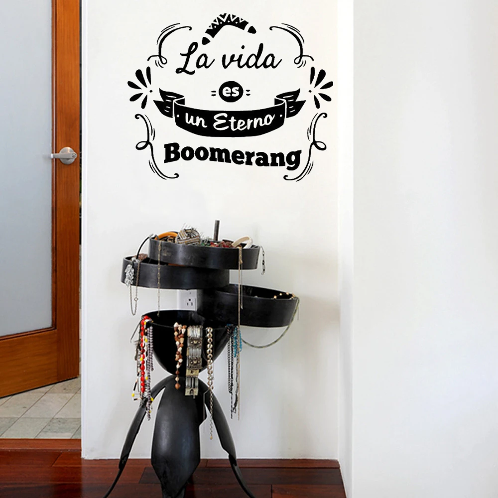 Spanish Quote Wall Stickers Home Decoration For Living Room Bedroom Wall Decal Revocable Vinyl Art Mural DW10020
Spanish Quote Wall Stickers Home Decoration For Living Room Bedroom Wall Decal Revocable Vinyl Art Mural DW10020