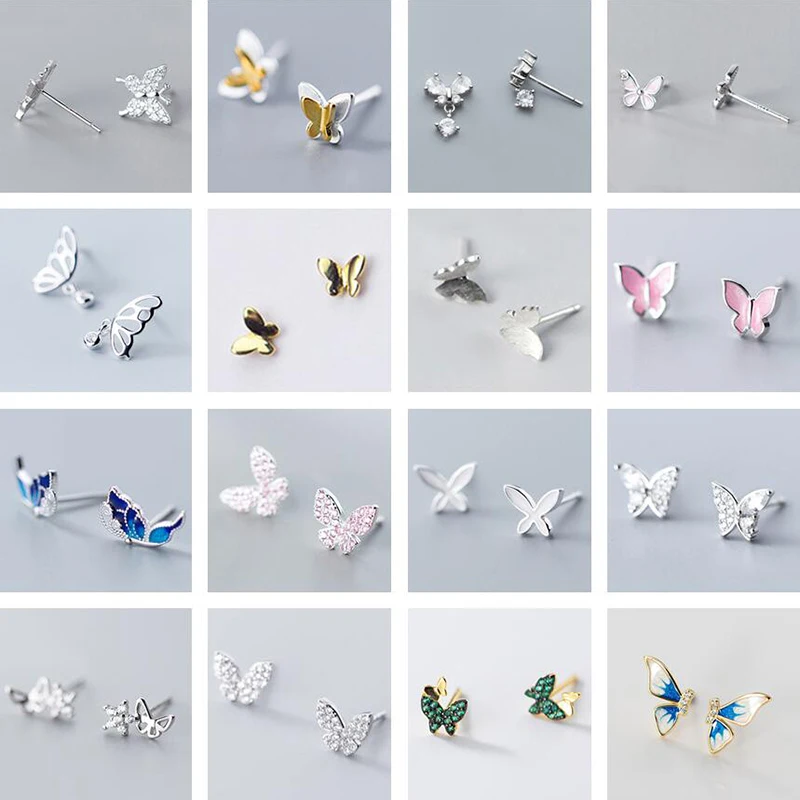 PONYKISS Trendy 925 Sterling Silver Pretty Butterfly Zircon Stud Earrings for Woman Party Fine Jewelry Wholesale Accessory
PONYKISS Trendy 925 Sterling Silver Pretty Butterfly Zircon Stud Earrings for Woman Party Fine Jewelry Wholesale Accessory