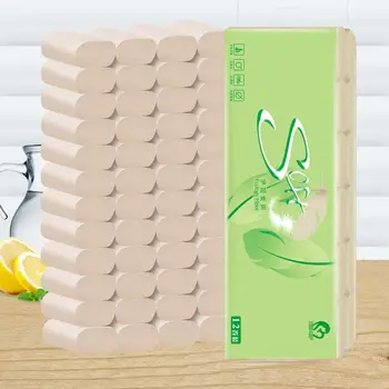 12 Rolls/set Toilet Paper Household Paper Towel Bamboo Pulp Natural Toilet Paper Useful Toilet Paper Toilet Supplies
12 Rolls/set Toilet Paper Household Paper Towel Bamboo Pulp Natural Toilet Paper Useful Toilet Paper Toilet Supplies