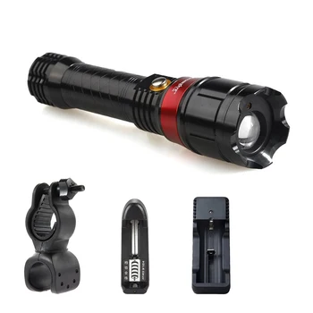 New Q5/Red Laser Aluminum 300 lumens Flashlight Rotating Focus LED Torch
New Q5/Red Laser Aluminum 300 lumens Flashlight Rotating Focus LED Torch