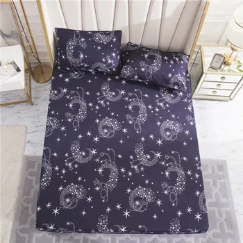 Fitted Sheet With Elastic Rubber Band Polyester Bed Sheet Geometric Pattern Bed Linens Mattress Cover Protector
Fitted Sheet With Elastic Rubber Band Polyester Bed Sheet Geometric Pattern Bed Linens Mattress Cover Protector