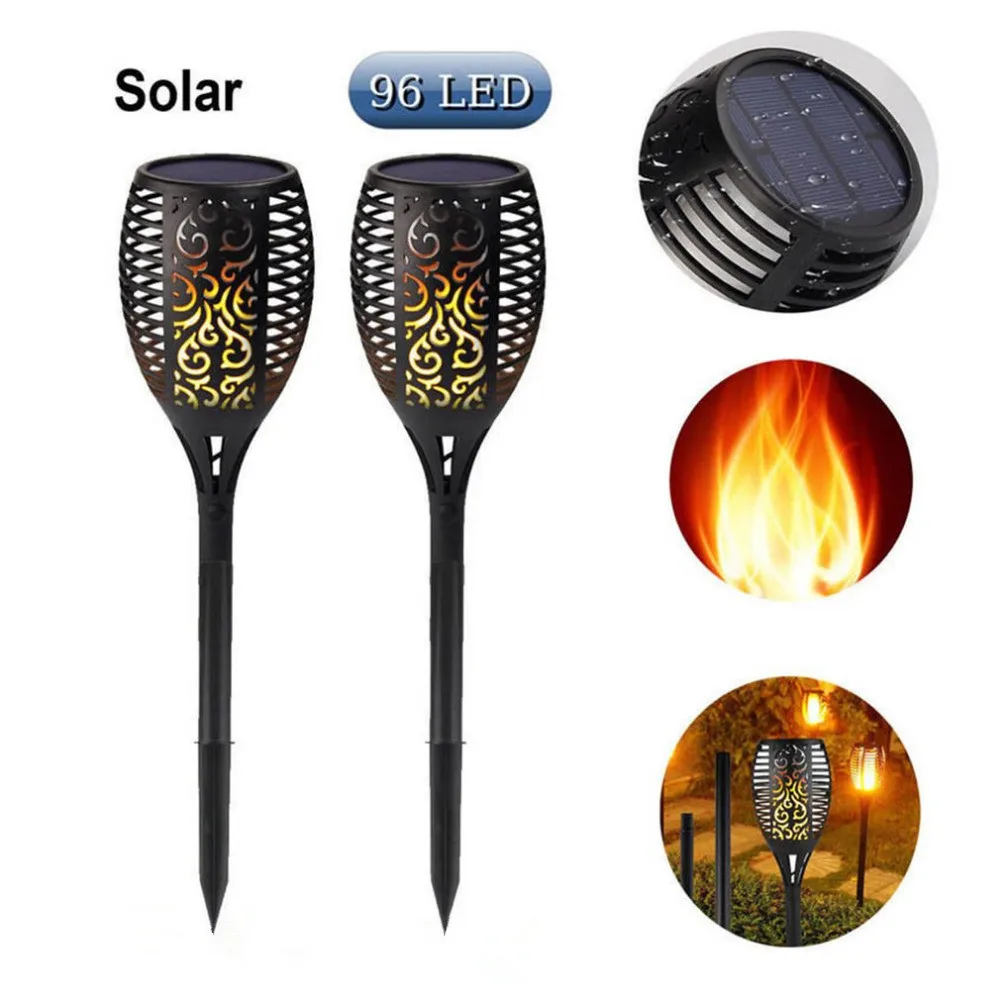Flickering LED Solar Flame Lamp Torch Garden Night Light Lawn Lamps IP65 Waterproof Outdoor Landscape Decor Solar Night Lights
Flickering LED Solar Flame Lamp Torch Garden Night Light Lawn Lamps IP65 Waterproof Outdoor Landscape Decor Solar Night Lights