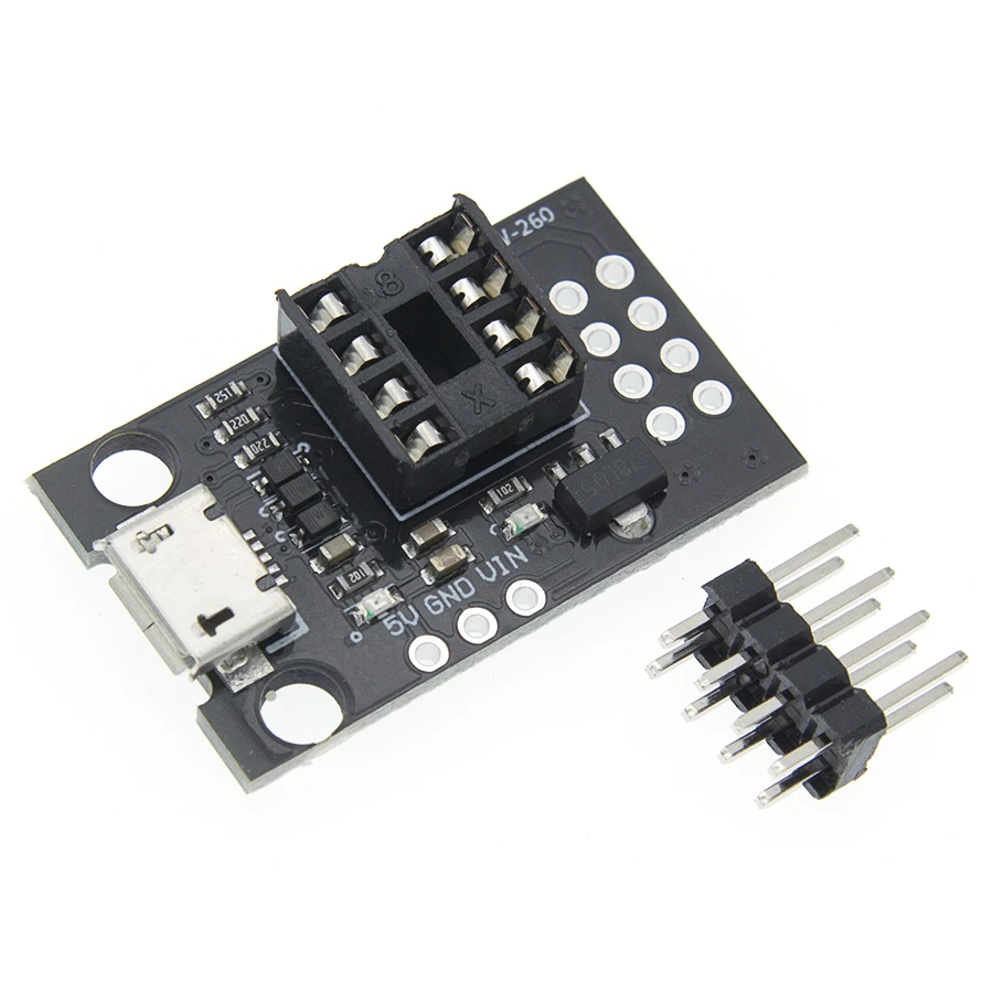 10 шт. Подключаемая макетная плата для ATtiny13A/ATtiny25/ATtiny45/ATtiny85 редактор