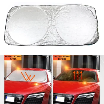 Auto Universal Foldable Portable parasol coche folding portable car protection awning Heat Insulation Board Windshield Sunshade
Auto Universal Foldable Portable parasol coche folding portable car protection awning Heat Insulation Board Windshield Sunshade