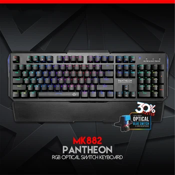 MK882 Optical RGB Mechanical Keyboard 104 Key Gaming Waterproof English Professional Gaming Keyboard For Keybord Gamer PC
MK882 Optical RGB Mechanical Keyboard 104 Key Gaming Waterproof English Professional Gaming Keyboard For Keybord Gamer PC