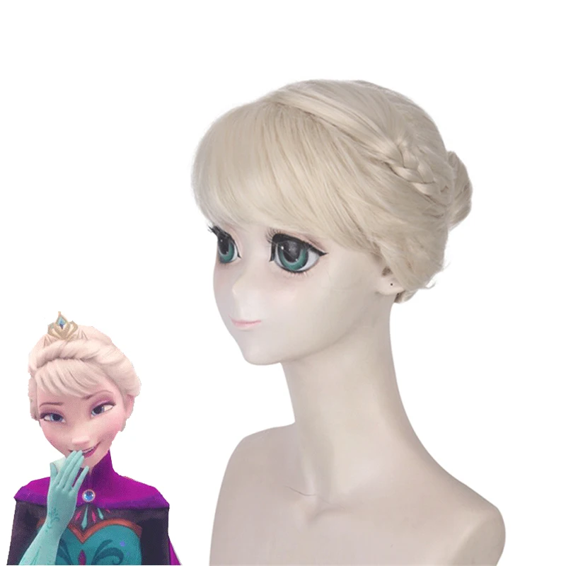 Anime Movie Ice Snow Princess Elsa Cosplay Wig Modeling Styled Blonde Braided Synthetic Hair Halloween Costume Wigs Pelucas
Anime Movie Ice Snow Princess Elsa Cosplay Wig Modeling Styled Blonde Braided Synthetic Hair Halloween Costume Wigs Pelucas