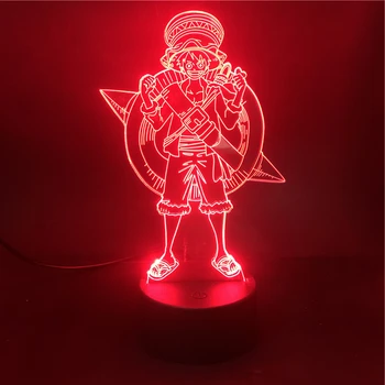 3D Lamp One Piece Monkey D Luffy The Alarm Clock Base Atmosphere Best Gift for Decoration Touch Sensor Usb Led Night Light Lamp
3D Lamp One Piece Monkey D Luffy The Alarm Clock Base Atmosphere Best Gift for Decoration Touch Sensor Usb Led Night Light Lamp