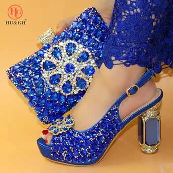 2019 Royal Blue Crystals Italian Shoe and Bags To Match Shoes with Bag Set Nigerian Shoes and Matching Bag African Wedding Shoes
2019 Royal Blue Crystals Italian Shoe and Bags To Match Shoes with Bag Set Nigerian Shoes and Matching Bag African Wedding Shoes