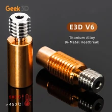 New Titanium alloy Bi-Metal Heatbreak1.75MM Filament Smooth Heat break For ENDER 3 ENDER 5 CR10 CR-10S
New Titanium alloy Bi-Metal Heatbreak1.75MM Filament Smooth Heat break For ENDER 3 ENDER 5 CR10 CR-10S