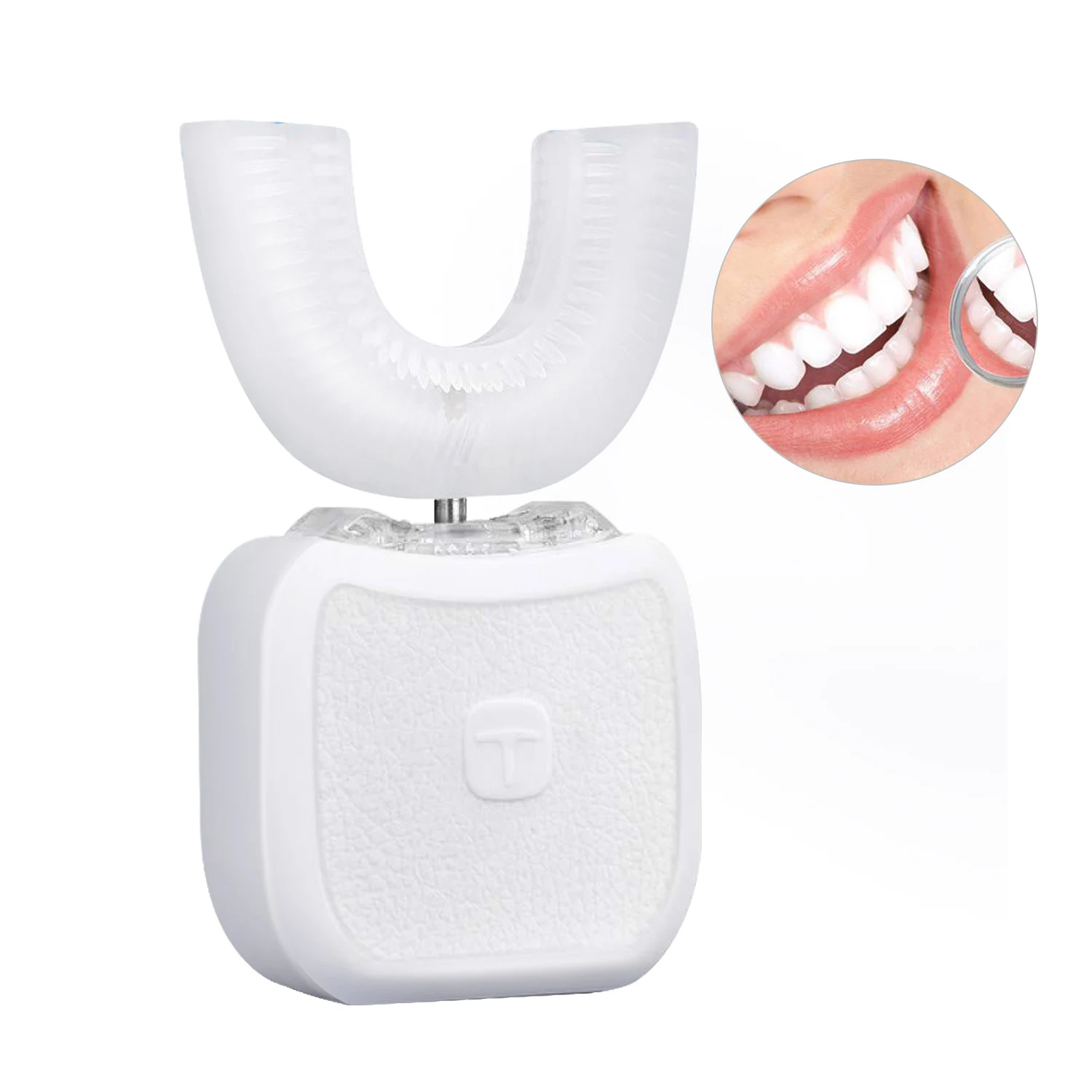 Wireless Electric Toothbrush Adults Ultrasonic U-Shaped Toothbrushes for Teeth Whitening - 360° Mouth Cleansing Gums Protection
Wireless Electric Toothbrush Adults Ultrasonic U-Shaped Toothbrushes for Teeth Whitening - 360° Mouth Cleansing Gums Protection