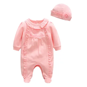 2pcs 80cm Infant Cotton Sleeve Onesies Jumpsuits Spring and Autumn with Hat for Infant Newborn Girls (Pink)
2pcs 80cm Infant Cotton Sleeve Onesies Jumpsuits Spring and Autumn with Hat for Infant Newborn Girls (Pink)