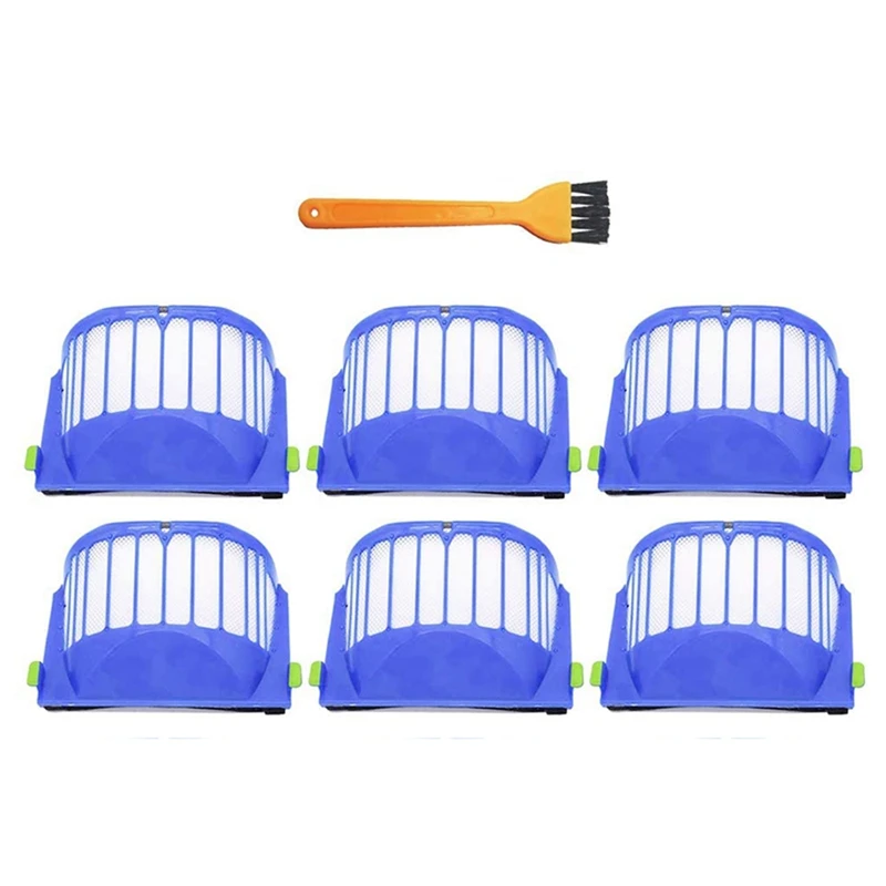 -6 Pcs Replacement Parts Filters Compatible for IRobot Roomba 500 600 Series Replenishment Vacuum Cleaner Accessory
-6 Pcs Replacement Parts Filters Compatible for IRobot Roomba 500 600 Series Replenishment Vacuum Cleaner Accessory