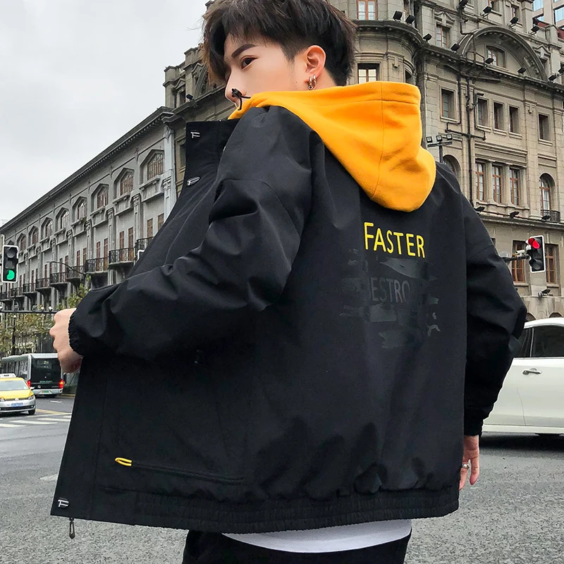 2020 Autumn Clothing Loose Coat Men's Wear Trend Handsome Leisure Time Work Clothes bomber Jacket Male windbreaker Japan Style
2020 Autumn Clothing Loose Coat Men's Wear Trend Handsome Leisure Time Work Clothes bomber Jacket Male windbreaker Japan Style