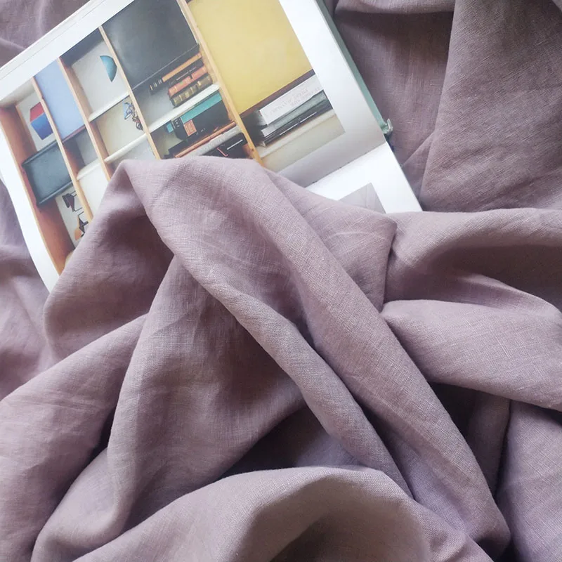 1M Pure Linen Purple Color 110inch 280cm Width 165gsm Weight Enzyme Stone Wash Softness Handfeel for Hometextile and Curtain
1M Pure Linen Purple Color 110inch 280cm Width 165gsm Weight Enzyme Stone Wash Softness Handfeel for Hometextile and Curtain