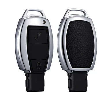 Aluminum alloy leather Car Key Case Cover For Mercedes benz CLS CLA GL R SLK AMG A B C S class Auto Styling holder Accessories
Aluminum alloy leather Car Key Case Cover For Mercedes benz CLS CLA GL R SLK AMG A B C S class Auto Styling holder Accessories