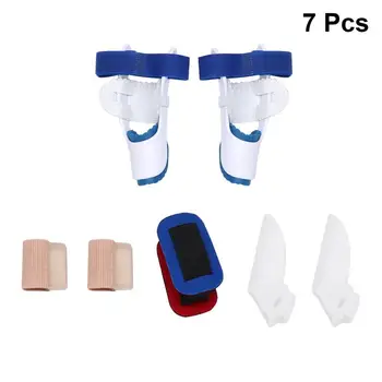 7Pc/Set Toe Corrector Straightener Toe Orthotic Separator Orthopedic Bunion Splint Pad Foot Cover Accessories Foot Care Supplies
7Pc/Set Toe Corrector Straightener Toe Orthotic Separator Orthopedic Bunion Splint Pad Foot Cover Accessories Foot Care Supplies