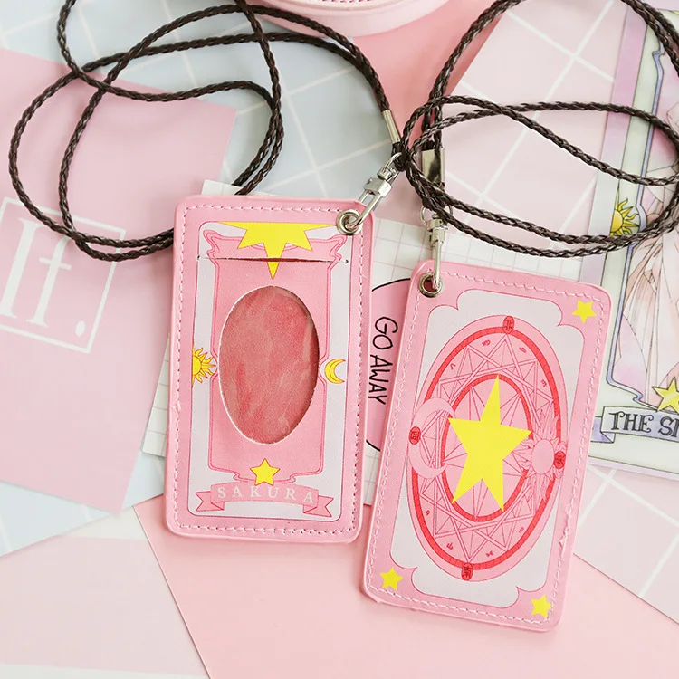 Card Captor Sakura cartoon Hang a neck Bus Bank Card Set Cos Magic Card Girl Cosplay props
Card Captor Sakura cartoon Hang a neck Bus Bank Card Set Cos Magic Card Girl Cosplay props