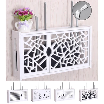 Wireless Wifi Router Storage Box PVC panel Shelf Wall Hanging Plug Board Bracket Cable Storage Organizer Home Decor 3 Sizes
Wireless Wifi Router Storage Box PVC panel Shelf Wall Hanging Plug Board Bracket Cable Storage Organizer Home Decor 3 Sizes