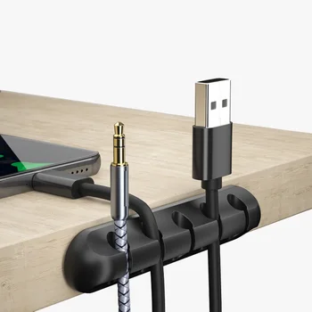 Cable Holder Silicone Cable Organizer Flexible USB Winder Management Clips Holder For Mouse Keyboard Earphone Headset
Cable Holder Silicone Cable Organizer Flexible USB Winder Management Clips Holder For Mouse Keyboard Earphone Headset