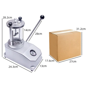 6 ATM Watch Waterproof Tester 2 Watches Watch Case Resistance Measuring Tools for New Watch
6 ATM Watch Waterproof Tester 2 Watches Watch Case Resistance Measuring Tools for New Watch