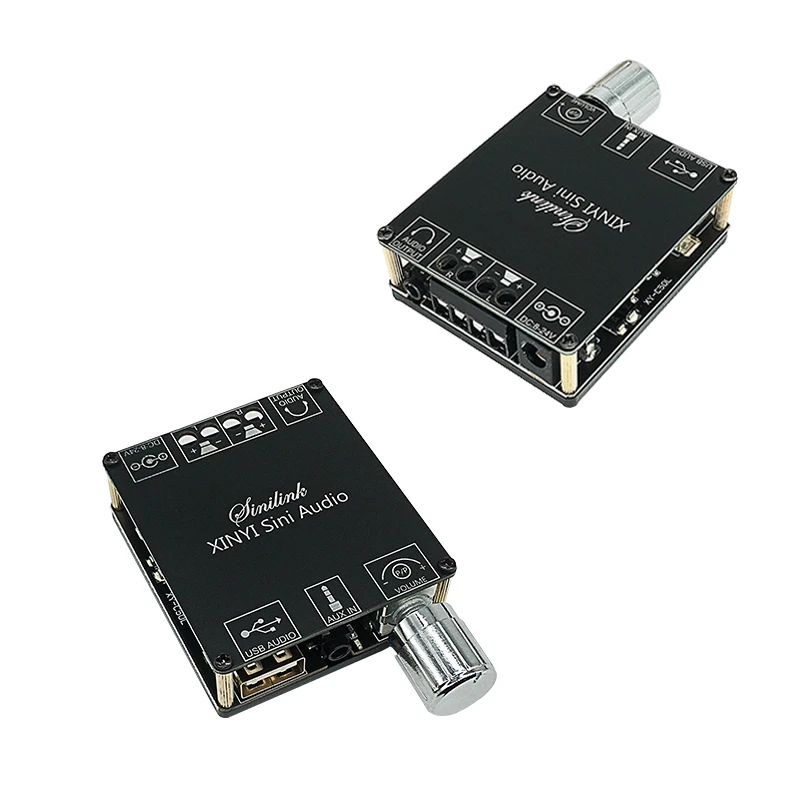 Цифровой усилитель мощности C50L миниатюрный беспроводной аудио с Bluetooth 5 0 12 В 24 50