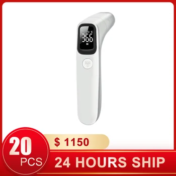 20 Pcs Forehead Thermometer Digital Infrared Thermometer Non-Contact Electronic Thermometer for Kids Adults Body Temperature
20 Pcs Forehead Thermometer Digital Infrared Thermometer Non-Contact Electronic Thermometer for Kids Adults Body Temperature