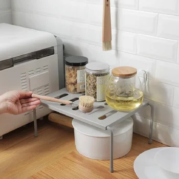Expandable Kitchen Storage Rack Home Closet Organizer Storage Shelf Adjustable Cabinet Organizer Dish Cookware Holder
Expandable Kitchen Storage Rack Home Closet Organizer Storage Shelf Adjustable Cabinet Organizer Dish Cookware Holder